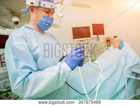 Endoscopic Sinus Surgery. Laser Vaporization Of Nasal Concha