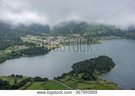 Walk On The Azores Archipelago. Discovery Of The Island Of Sao Miguel, Azores.sete Citades