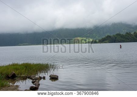 Walk On The Azores Archipelago. Discovery Of The Island Of Sao Miguel, Azores.sete Citades