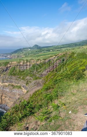 Walk On The Azores Archipelago. Discovery Of The Island Of Sao Miguel, Azores.sete Citades