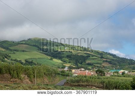 Walk On The Azores Archipelago. Discovery Of The Island Of Sao Miguel, Azores.sete Citades