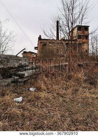 Old Factory Building In The Vidnava In Czech Republic