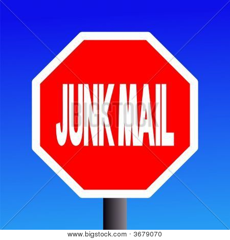 Zastavení nevyžádané pošty znamení