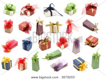 Caixas de presente fantasia de coleção