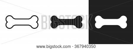 Bone Set Isolated Icon In Flat Style. Vector For Wab