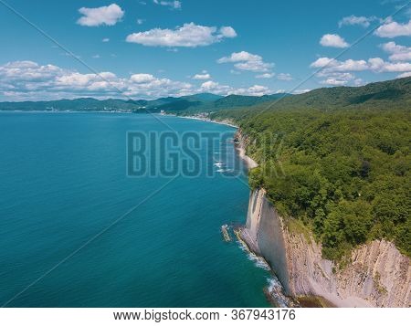 Skala Kiseleva Is A Natural Monument On The Territory Of The Tuapse District Of The Krasnodar Territ