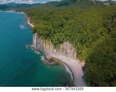 Skala Kiseleva Is A Natural Monument On The Territory Of The Tuapse District Of The Krasnodar Territ