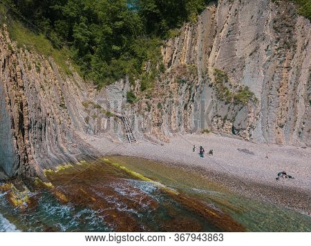 Skala Kiseleva Is A Natural Monument On The Territory Of The Tuapse District Of The Krasnodar Territ