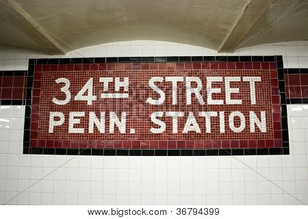 第 34 回聖地下鉄駅、ニューヨーク