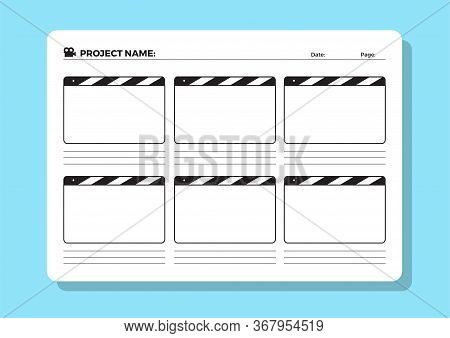 Storyboard Film Video Template For Movie Creation