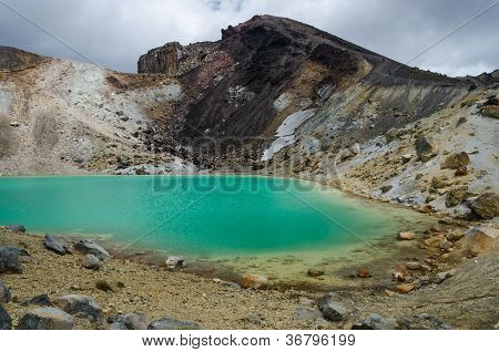 Emerald Lakes, Tongariro National Park, Nový Zéland