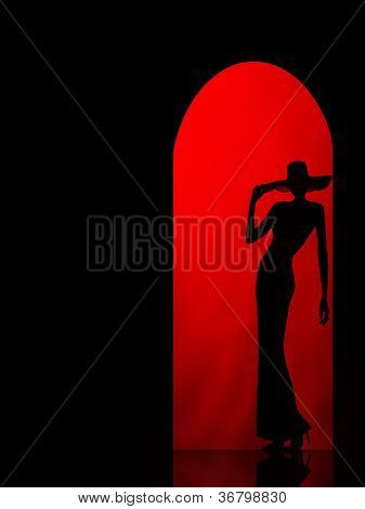 Ragazza nell'arco