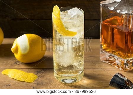 Alcoholic Whiskey And Soda Highball