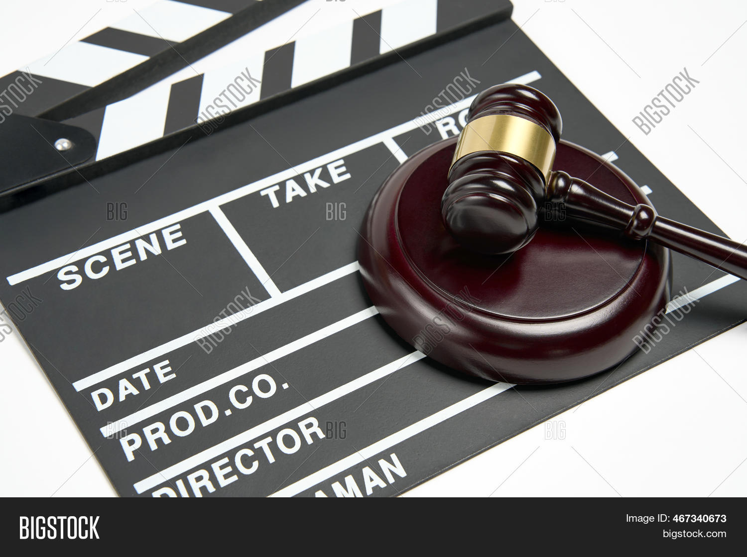 Judge Wrapper Clapper Board Judge Image & Photo (Free Trial) | Bigstock