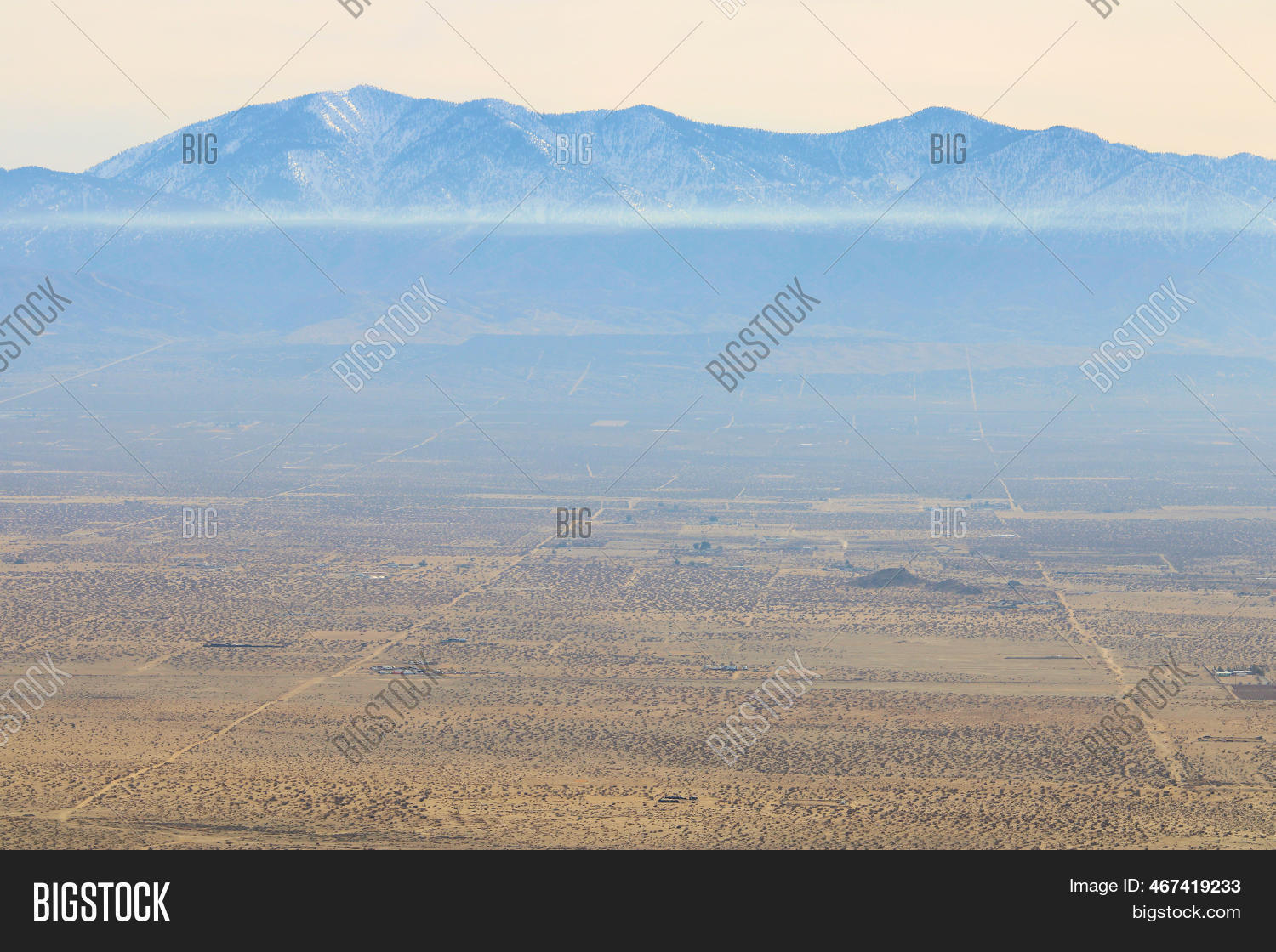 Desert Inversion Inversion Layer Haze Image & Photo (Free Trial) | Bigstock