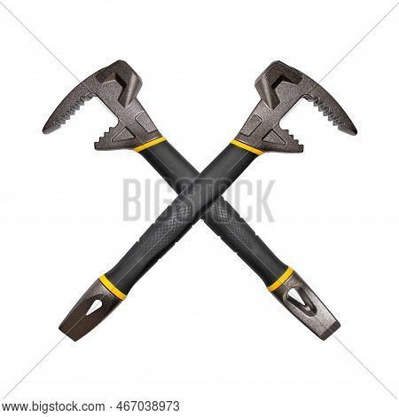 Crosshairs Of Demolition Hammer, A One-piece Forged Construction, A Multifunctional Prybar Tool For 