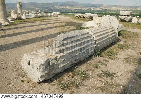 Laodicea On The Lycus Ancient City In Denizli City, Turkiye
