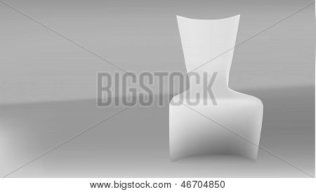 Sedia moderna bianca