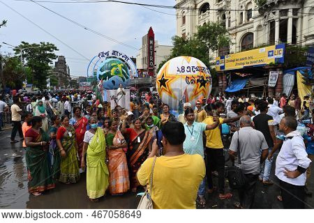 Kolkata, West Bengal, India - 21st July 2022 : All India Trinamool Congress Party, Aitc Or Tmc, At E