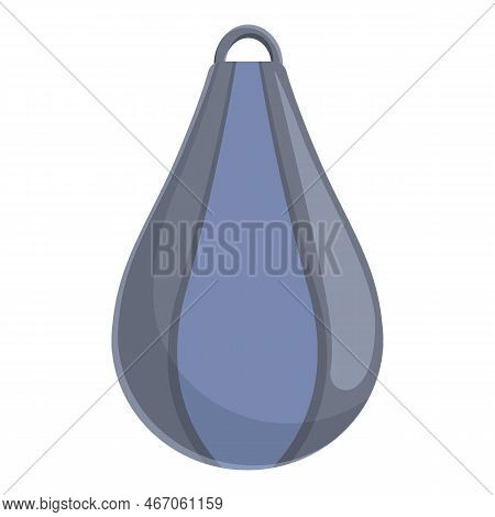 Punch Bag Icon Cartoon Vector. Sport Boxing. Arena Referee