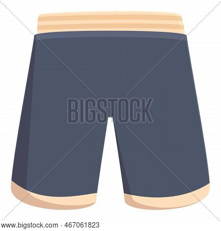 Boxing Shorts Icon Cartoon Vector. Sport Box. Arena Training