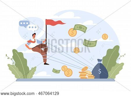 Attraction Of Potential Customers. Marketing Strategy For Business