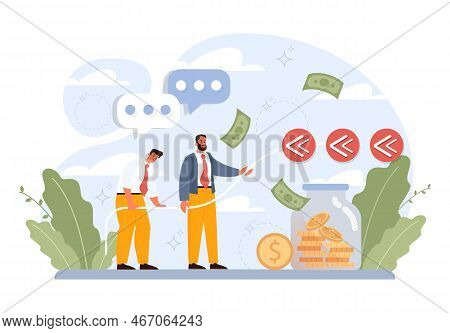 Attraction Of Potential Customers. Marketing Strategy For Business