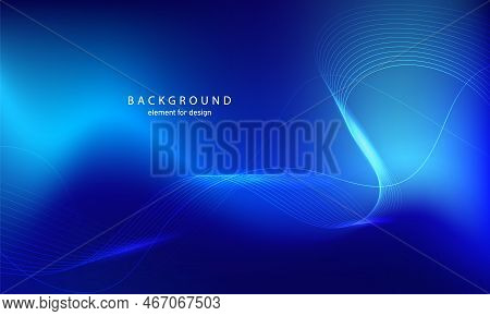 Abstract Background. Wave Element For Design. Digital Frequency Track Equalizer. Stylized Line Art.