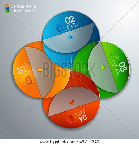 vector paper progress steps for tutorial