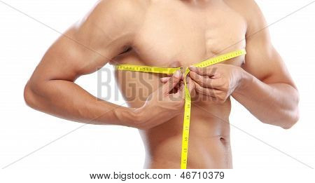 Genç Bodybuilders gömleksiz