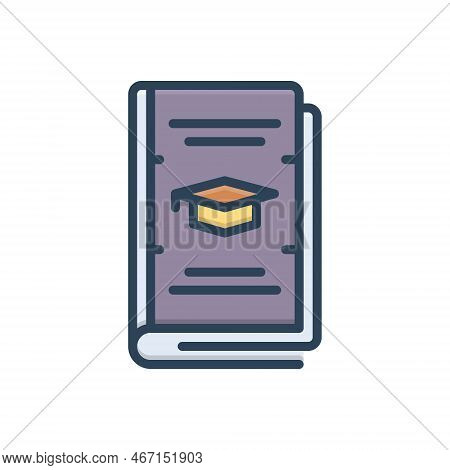 Color Illustration Icon For Thesis Theory Contention Hypothesis Interdisciplinary Premise Academic A