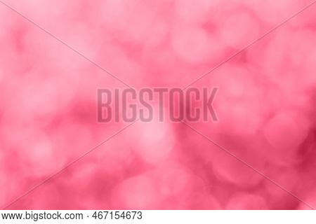 Trendy Color Of The Year 2023. Natural Boke As A Background Toned In Viva Magenta Color.