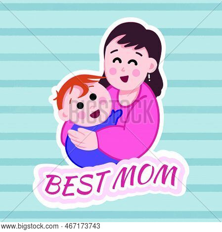Best Mom Digital Sticker For Digital Planner Or Printing
