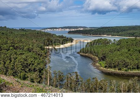 The Fishermen Village Of Camarinas In Galicia, Spain, Europe