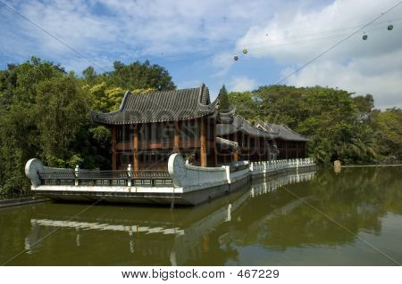 Čínská loď restaurace