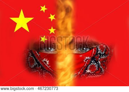 Protests China. Chinese Real Estate And Debt Crisis. Zero Covid And Lockdown Protest In China. Young