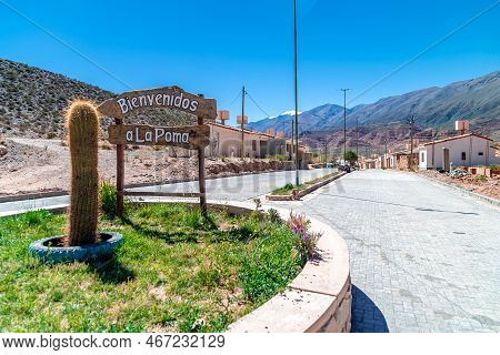 The Village Of La Poma In Argentina In The Andes Of South America