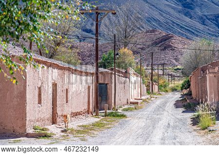 The Village Of La Poma In Argentina In The Andes Of South America