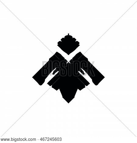 Scarecrow Icon. Simple Style Farming Poster Background Symbol. Scarecrow Brand Logo Design Element. 