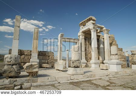 Laodicea On The Lycus Ancient City In Denizli City, Turkiye