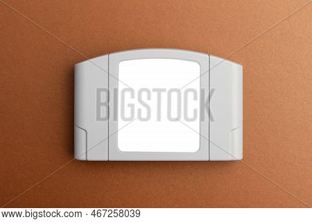Game Cartridge With Blank Label For Game 64-bit Console