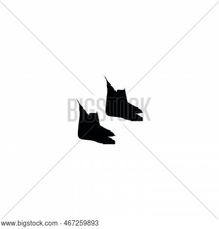 Boots Icon. Simple Style Boots Big Sale Poster Background Symbol. Boots Brand Logo Design Element. B