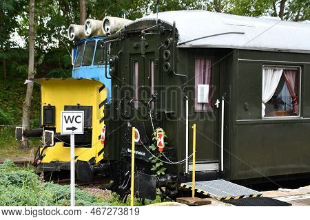 Warsaw, Poland - Jul 11: Stacja Station Railway Museum In Warsaw, Poland, As Seen On July 11, 2022. 