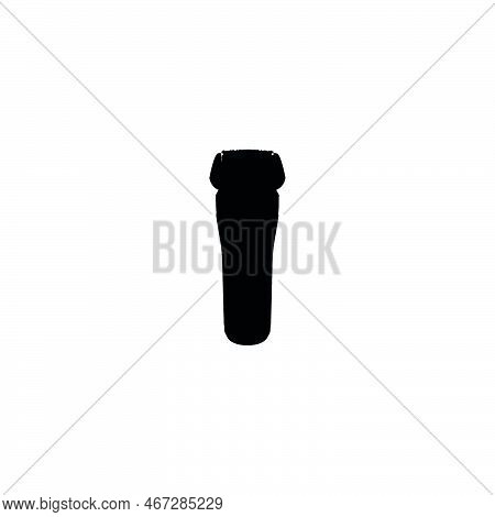 Electric Razor Icon. Simple Style Barber Shop Big Sale Poster Background Symbol. Electric Razor Bran