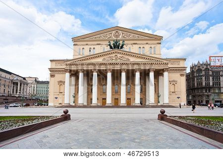 Bolschoi-Theater-Gebäude In Moskau, Russland