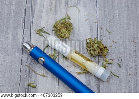 Marijuana Buds And An Unlighted Joint, Legal Weed