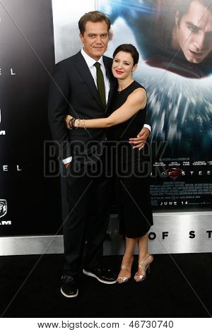 NEW YORK-Haziran 10: Aktör Michael Shannon ve Kate Arrington katılmak, 