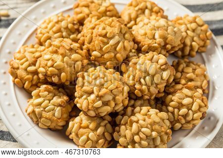 Homemade Italian Pignoli Christmas Cookies