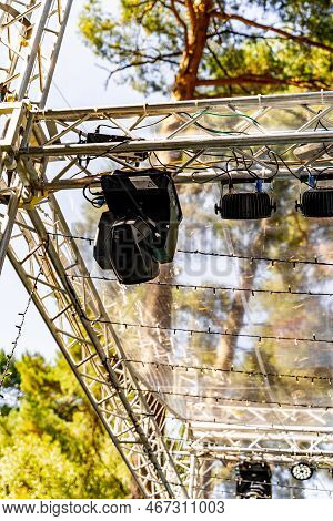 Steel Construction For Light. Metal Constructions For Light.