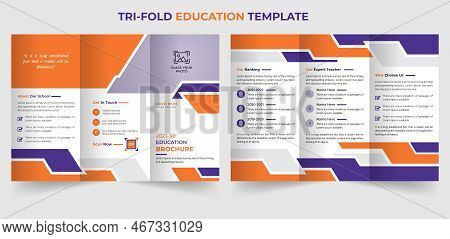 Creative Multipurpose Trifold Corporate Brochure Template Design
